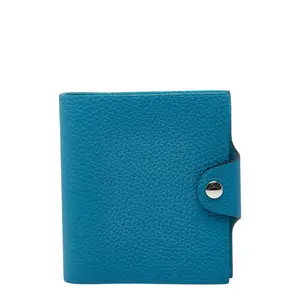 Pre-owned HERMÈS Calfskin Small Leather Goods Hermes Ulysse Mini Togo Notebook Cover