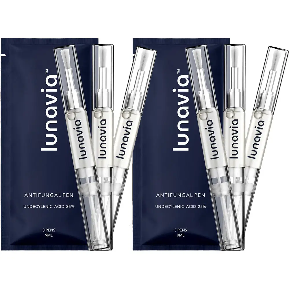 [2 Pack of 6]Lunavia Antifungal Pen, UNDECYLENIC ACID 25% - Most of Athlete's FootJock Itch and Ringworm