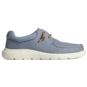 Sperry Womens Captain's Hemp Slip On  Flats Casual - Blue