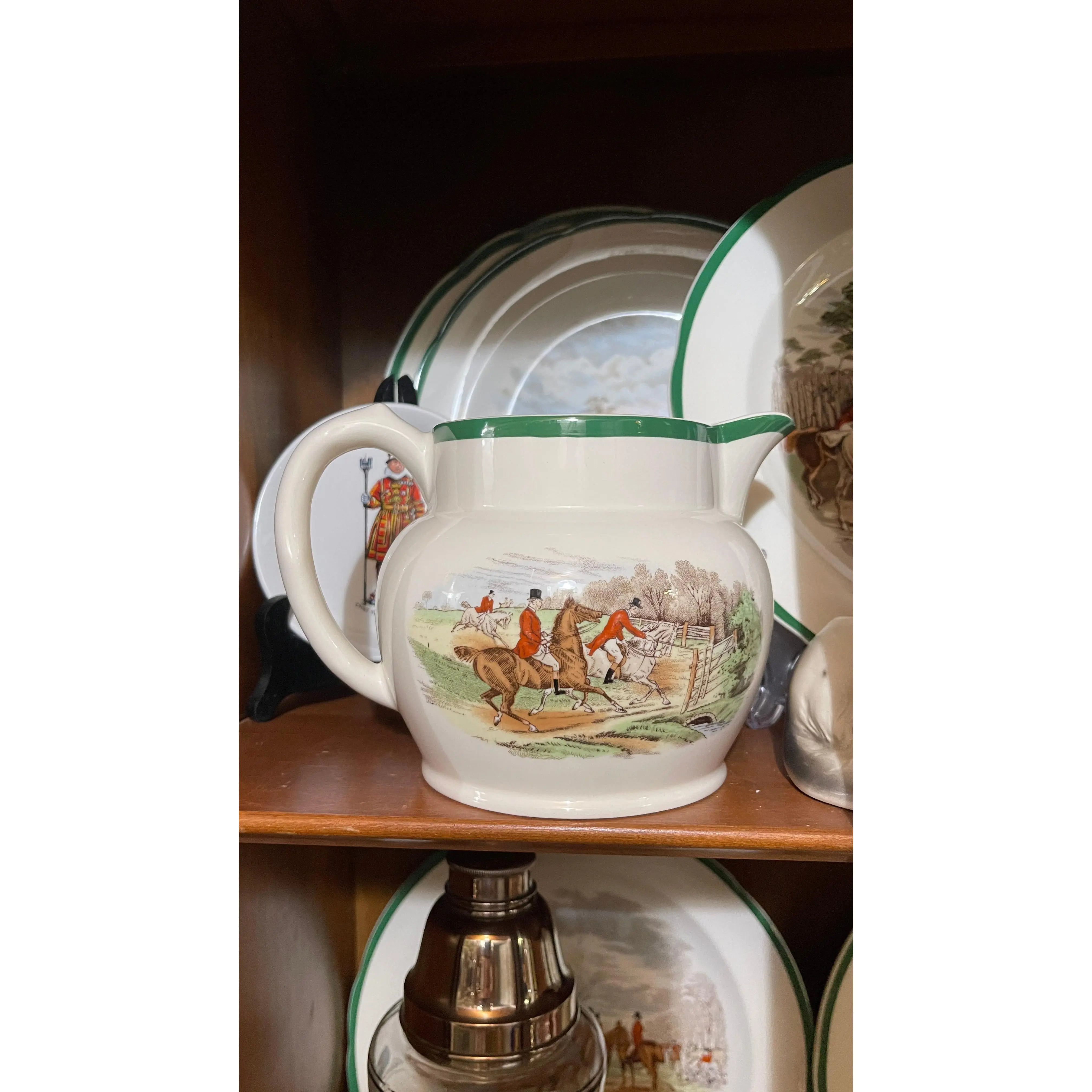 Vintage Spode Hunting Scene “Off to Draw” Small Jug