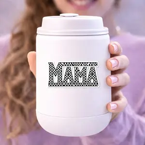 Mama Waterproof Holographic Vinyl Sticker 2 Inch Durable Weatherproof Scratch Resistant for Water Bottles Tumblers Laptops Notebooks