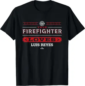 This Firefighter Loves Luis Reyes Prospect Baseball Fan Gear T-Shirt