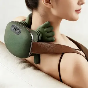 Bionic finger- neck- shoulder massager 4D kneading body back hand massaging shawl