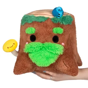 Mini Squishable Tree Stump Plush Toy
