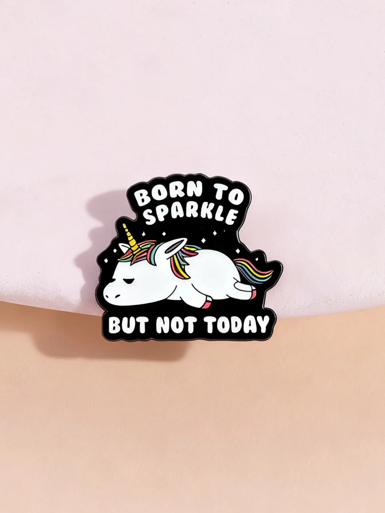 Rainbow Horse Brooch Pin, Alloy Brooch Pin, Dreamy Contrast Cute Vintage Style Badge, Humorous Daily Fashion Accessory, Backpack Hat Decoration, Fun Gift for Best Friends
