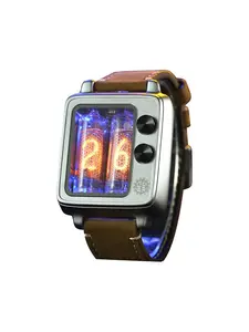 NEONWORKS BTF Nixie Tube Watch 30 pieces Limited Wireless Charging Smart Watch IN16 Vintage Vacuum Tube CRT TV Style Wireless Wearable