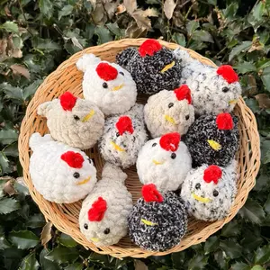 Mini Chickens - Crochet - Handmade