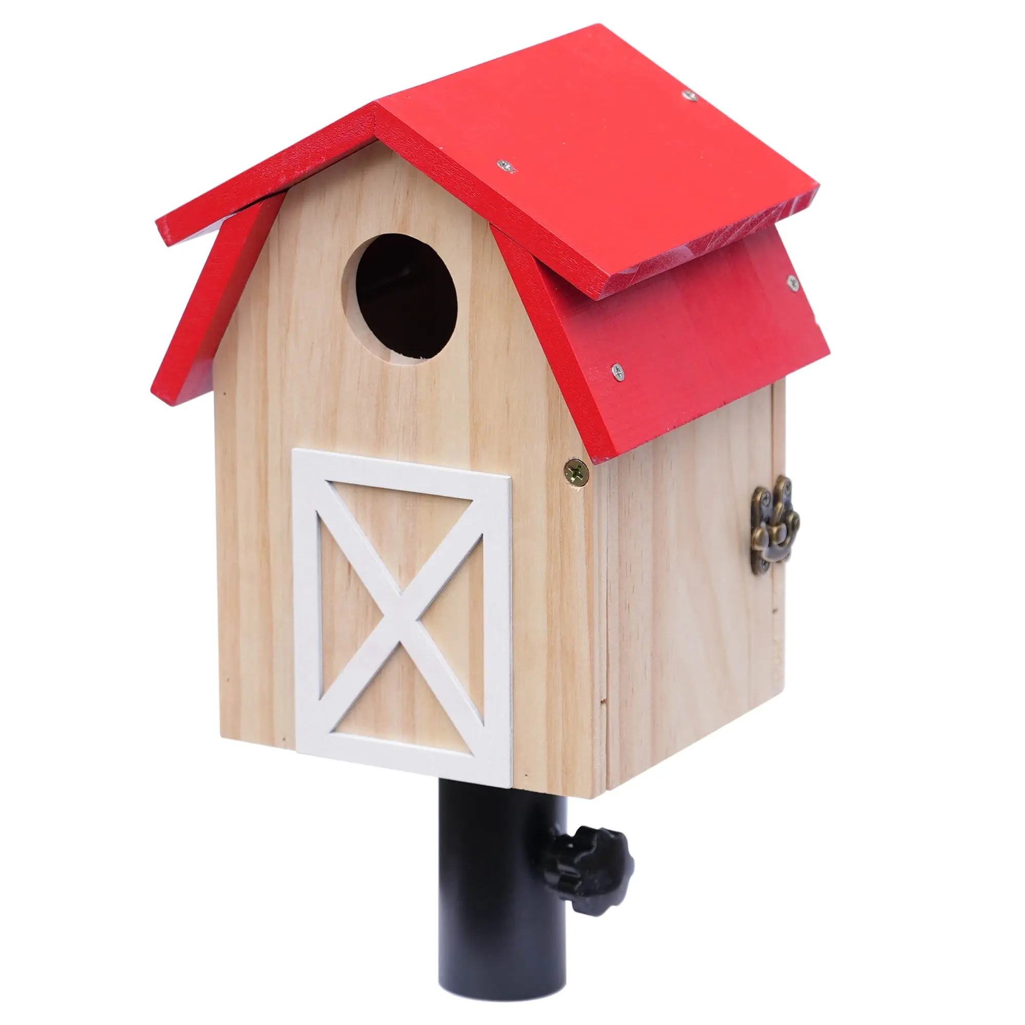 Outdoor Bluebird House with Baby Steps – Durable Pine Birdhouse with