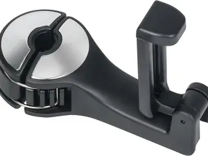 Hidden Car Headrest Hook + Phone Holder 2 pack – Universal Back‑Seat Organizer for Purses, Backpacks, Toys & Bottles – 360° Rotating, Space‑Saving Drive Clutter‑Free