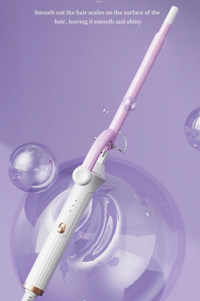 9mm curling iron for wool-like tight curls, mini hair curler, dorm-friendly hair styling tool