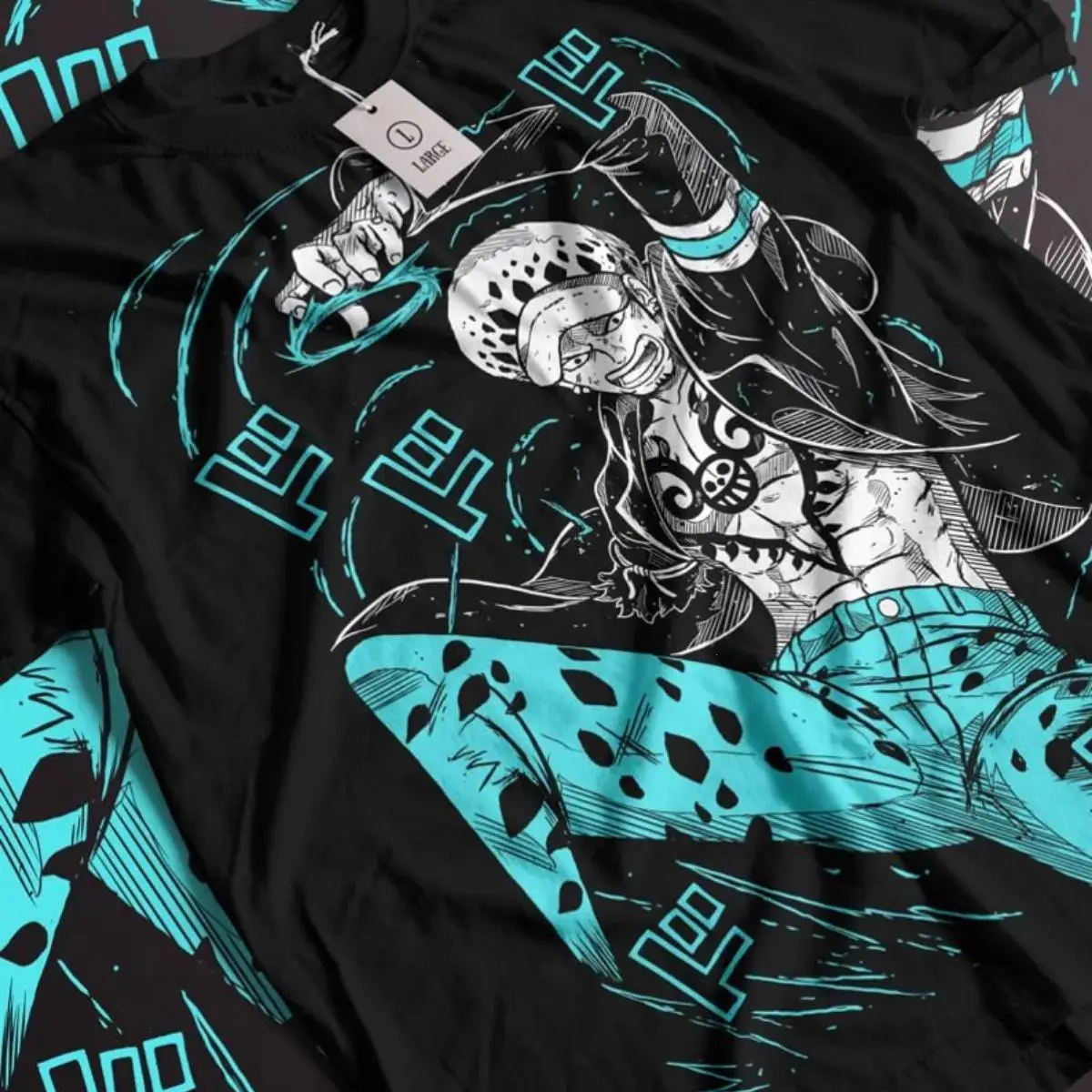 One Piece Anime T-Shirt & Sweatshirt, Trafalgar DWater Law Powers