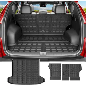 Cargo Mat Compatible with 2022-2025 2026 Tucson Trunk Mat Cargo Liner TPE  Protection Trunk Liner Backrest Replacement for 2022-2025 2026 Tucson Accessories