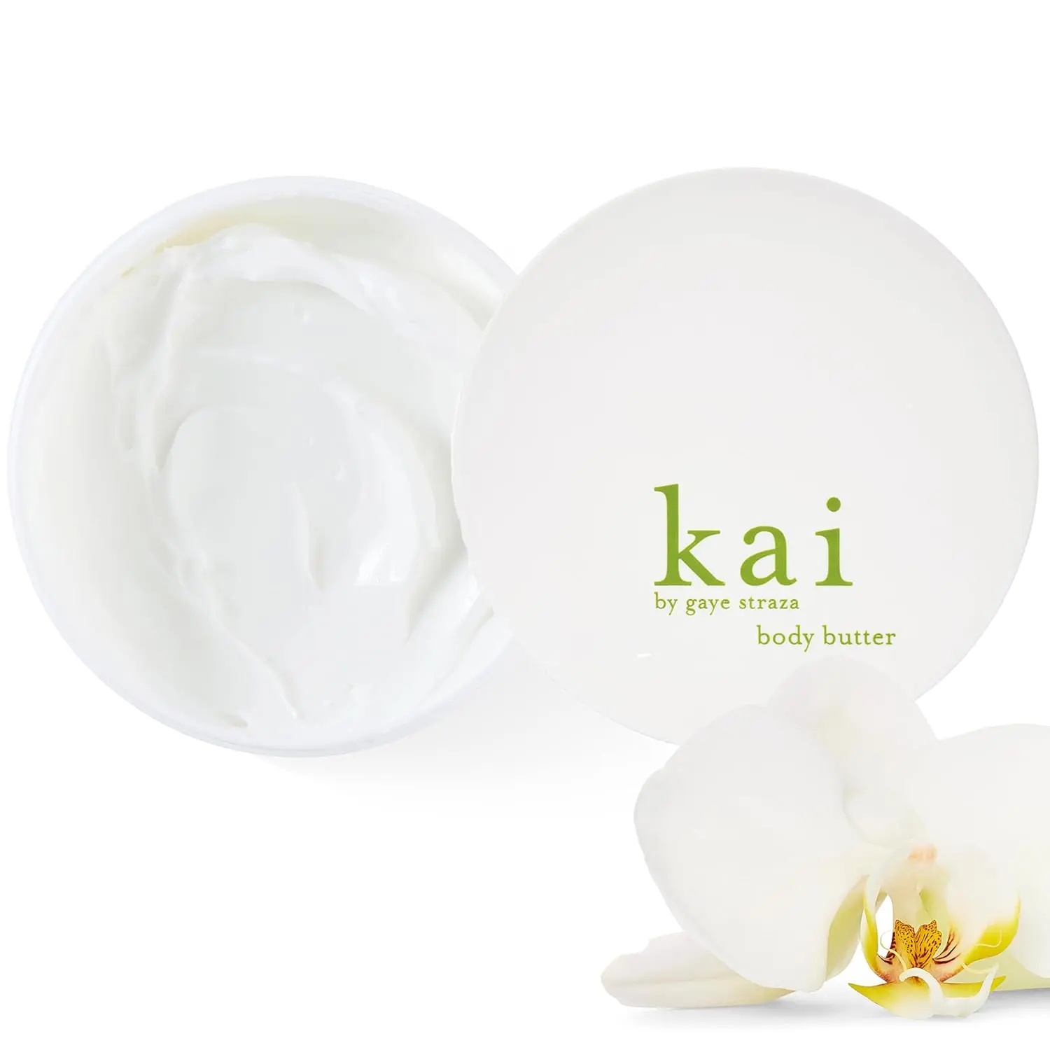 kai body butter – a beautifully whipped soufflé body cream scented with fresh & light gardenia wrapped in white exotics, 6.4 oz | soft, glowing skin, vegan, clean. inspired by memories of Hawaii Apricot Body Care