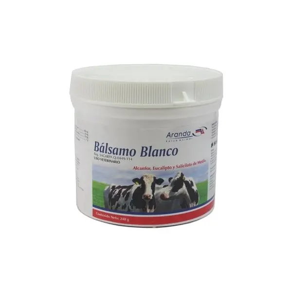 white balm ointment 240g made in mexico