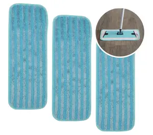 Don Aslett Microfiber 12" Mop Pads 3-Pack Don Aslett Microfiber 12" Mop Pads 3-Pack