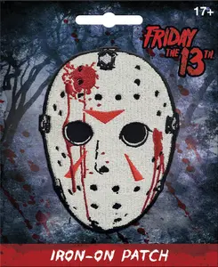 Jason Mask Patch - Friday the 13th Design, Unique Cutouts for Creative Expression, Ideal for Personalization