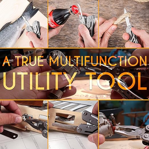 Multifunctional Foldable Pliers Set, Portable Home Outdoor Stainless Steel Tool, Repair Tail Lock Pliers, Safety Wire Pliers, Durable and Versatile