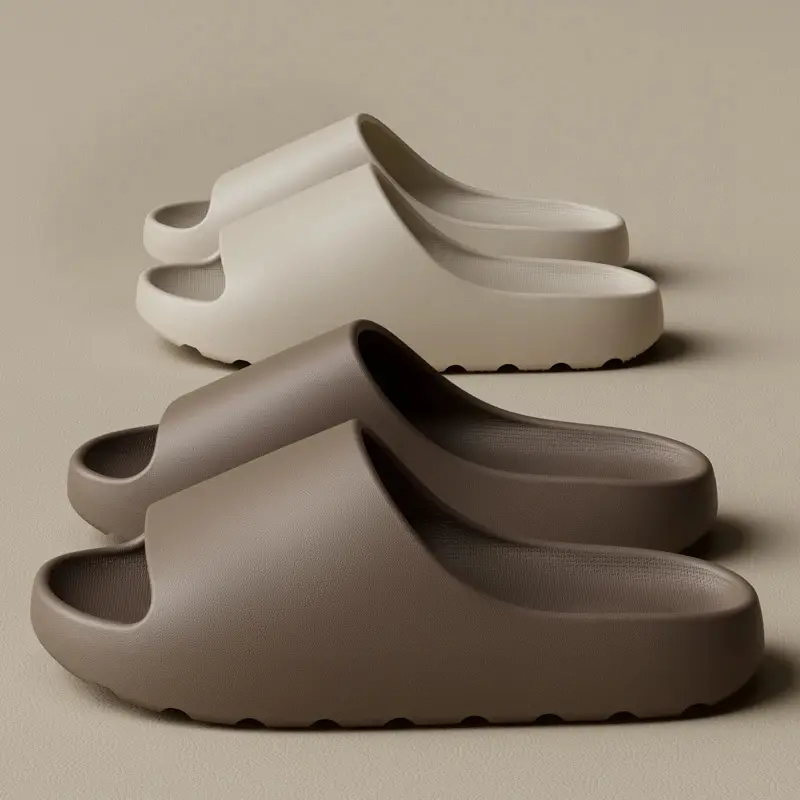 Men's EVA Anti-Slip Footwear, Home and Bathroom Slippers (Note: Product Does Not Include Packaging Box)