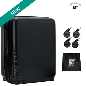 Personal Item Suitcase 4.0 - Spirit & Frontier Approved (18x14x8) with Removable Wheels - Travel Cheat Code to Save on Baggage Fees - Hardshell Carry On