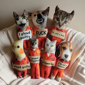 Custom Pet Pillow, Funny Pet Face Cushion, Hilarious Prank Pillow, Personalized Dog Cat Pillow, Unique Gift for Pet Lovers