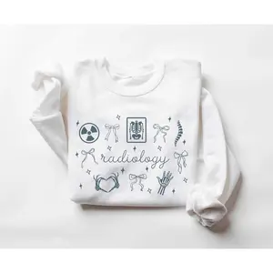 Coquette Radiology Sweatshirt • Radiology Department Gifts • RAD Tech Sweater • Xray Tech Appreciation • X-ray Technologist • Radiologist Cotton Crewn Sweatshirt, Hoodie, Comfort Colors