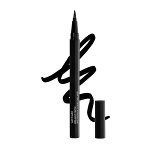 Mega Last Breakup Proof Liquid Eyeliner - Ultra-Fine Brush, Waterproof, 16-Hour Long-Lasting Wear- Cruelty-Free & Vegan - Black