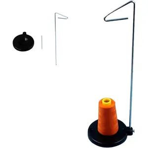 Embroider Adjustable Single Thread Spool Holder, Universal Single Cone and Spool Adjustable Thread Stand for Sewing and Embroidery Machines, Single Thread Stand for Smoother Feed