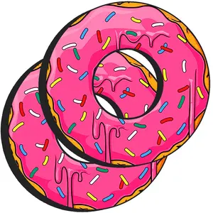 Official GripDonuts Pink Sprinkles Doughnut