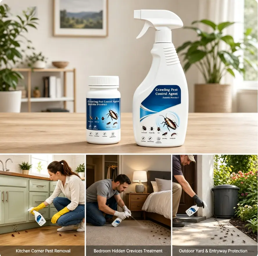 Safe Powder Base Pet & Family Friendly Pest Prevention Kit with Bottles - Indoor/Outdoor Use, Targets Roaches, Ants, Spiders, Bed Bugs & 40+ Common Household Pests, Makes 1 gal Usable Spray Mix