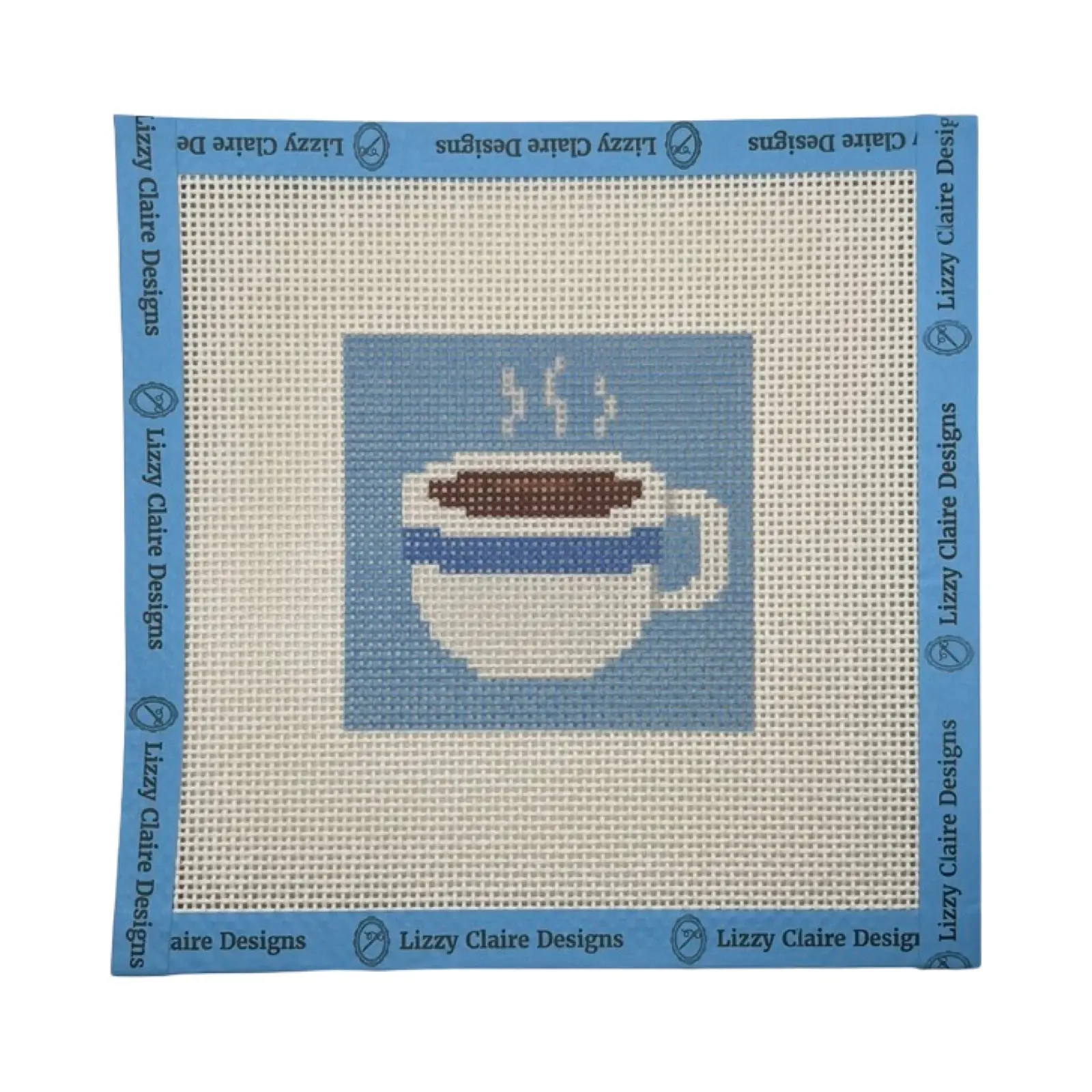 Coffee Cup - 13 mesh - 7 x 7 - Needlepoint Canvas