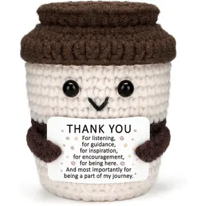 Teacher Nurse Gifts For Coffee Lovers Get Well Cheer Thank You Self Care Gifts For Women Man  Coworkers Going  Emotional Inspiration Support Positive Crochet Coffee  For Social Worker