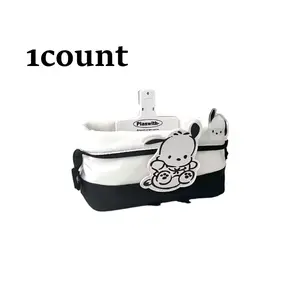 High-end Pochacco Sanrio Anime Kawaii Pen Bag Cute Cartoon Student Pencil Box Stationery Case Large Capacity Cosmetics Storage