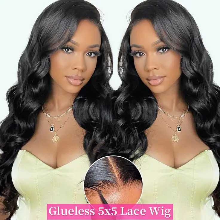 Glueless 5X5 Body Wave