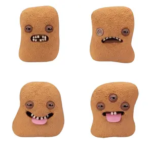 Fuggler Giant Fugg Nugget Plush Toy - Massive Ugly-Cute Chicken Nugget Stuffed Animal with Teeth, Funny Giant Food Plush Room Decor, Quirky Gag Gift for Teens & Adults