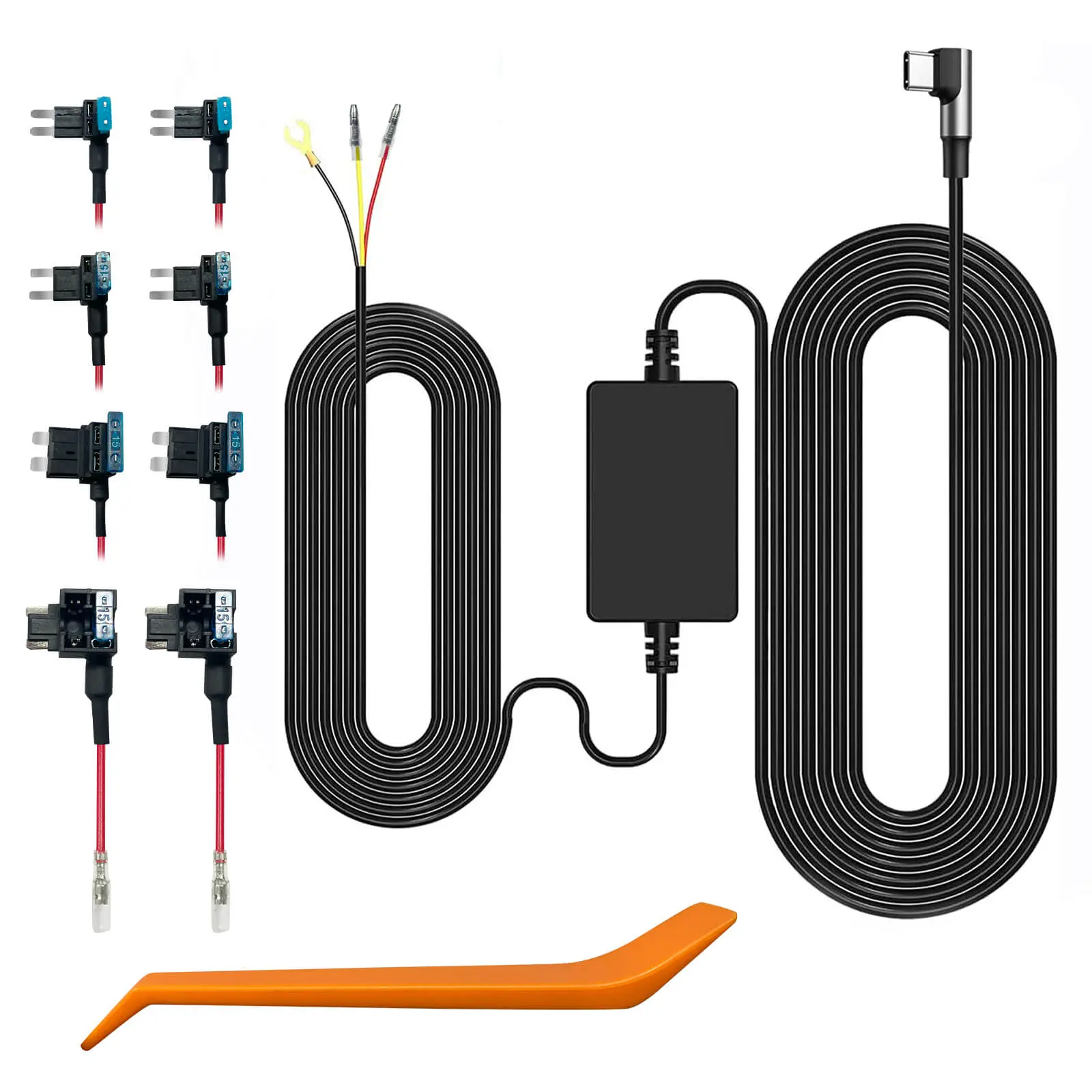 WOLFBOX Dashcam Multifunctional Hardwire Kit For G900/G850/G840S/G840H/G930/T10P/i17/i07 Parking Mode