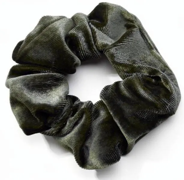 Charcoal Sage Scrunchie