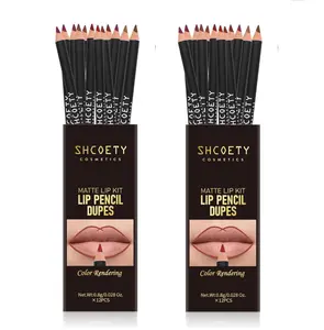 BOGO FREE LIMITED TIME! SHCOETY Matte Lip Liner Set | Waterproof All-Day Wear, Super Creamy No Drag | No More Lipstick Bleeding