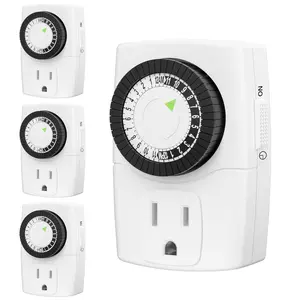 2 P4-Pack 24-Hour Mechanical Outlet Timer BN-LINK