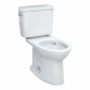 Toto CST776CEG-01 1.28 GPF Drake Cefiontect Toilet, Cotton - 2 Piece, Elongated Toilet, Two Piece Sets, Cottonfinish