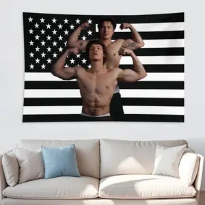 Vintage Heated Rivalry Tapestry, Retro Game Day Flag, Sports Aesthetic Wall Decor, Classic Competition 30*40in gifts for boyfriendwall decor flags