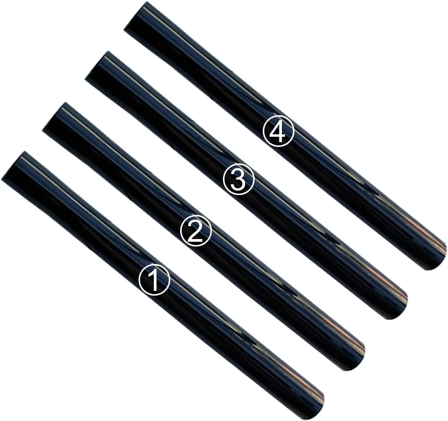 4-Pack 1.25-Inch (32mm) Vacuum Extension Wand Set, 1-1/4" Fitting Replacement Tube, 4-Piece Accessory for Shop Vacuum Cleaners, Four Pieces, Vacuum Accessory