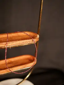 Natural Purple Spinel Necklace With Sterling Silver Clasp, Fashionable Luxury Jewelry for Women & Girls As Gift