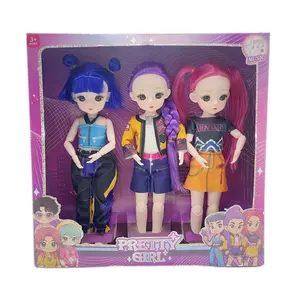 K-POP Witch Hunter Girl Group Dolls | 12” 3D Eyes Vinyl Toys with Joints (Lumi, Mira, Zoe) – Perfect Christmas & Birthday Gifts for Kids