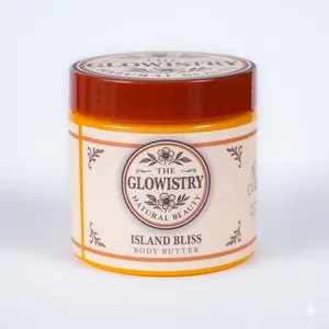 Glowistry Island Bliss Tropical Glow Hydrating Body Butter for Natural Beauty and Soft Skin