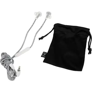 XACTLY Mens Krypton Wired Earbuds - White XACTLY Mens Krypton Wired Earbuds - White
