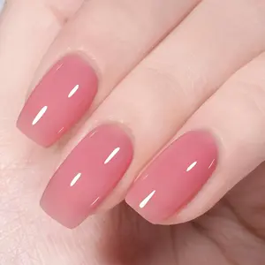 Gel Nail Polish Neutral Color, Half-Transparent UV Gel Polish, Long-Lasting Shine Finish, Easy Application at Home, Perfect for DIY Manicure, Liquid Polish