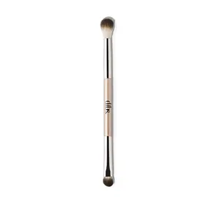 DIBS Beauty Duo Brush Eye - Double-Ended Brush for Eyes & Face