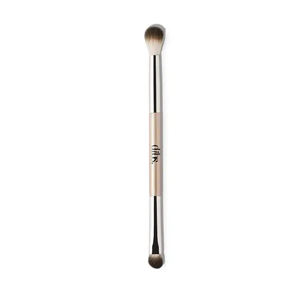 DIBS Beauty Duo Brush Eye - Double-Ended Brush for Eyes & Face DIBS Beauty Duo Brush Eye - Double-Ended Brush for Eyes & Face