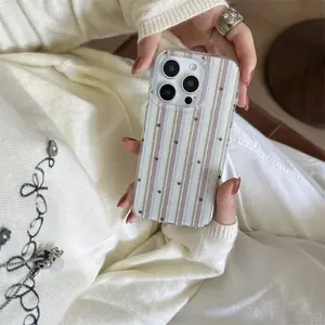 IPhone 13/14/16/17 Pro Max Protective Case Cover | Color blocked striped star | Simple and stylish | Best friend gift | Suitable for iPhone 11 12 13 14 15 16 17 Pro Max | Accessories