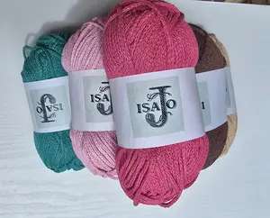 Cotton Blend- Durable Fiber, Ideal for Knitting, Crocheting